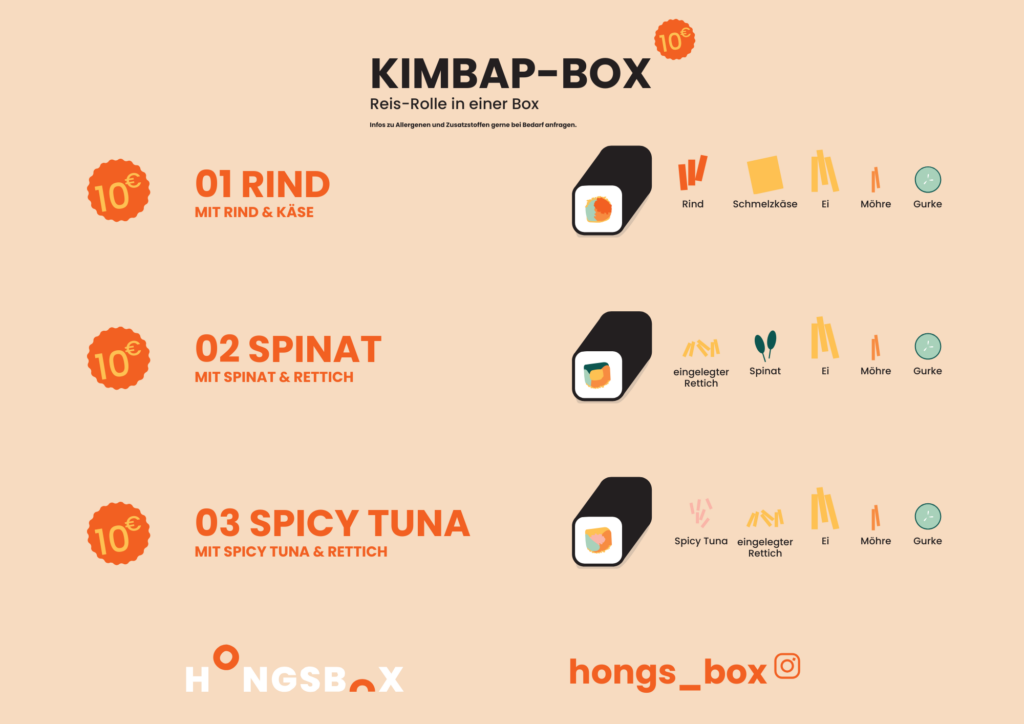 Kimbap Box Favorites